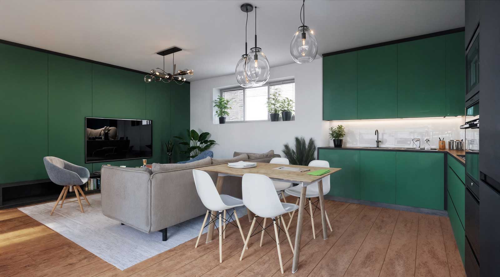 Vizualizace projektu - kuchyně